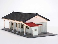 画像9: 【新製品】 駅舎シリーズ46： 1/150“地方駅舎/日頃市駅タイプ“ ペーパーモデルキット  (9)