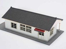 画像2: 【新製品】 駅舎シリーズ46： 1/150“地方駅舎/日頃市駅タイプ“ ペーパーモデルキット  (2)