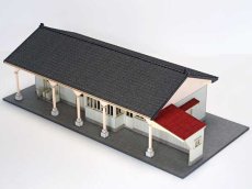 画像6: 【新製品】 駅舎シリーズ46： 1/150“地方駅舎/日頃市駅タイプ“ ペーパーモデルキット  (6)