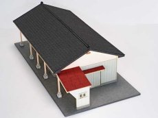 画像5: 【新製品】 駅舎シリーズ46： 1/150“地方駅舎/日頃市駅タイプ“ ペーパーモデルキット  (5)