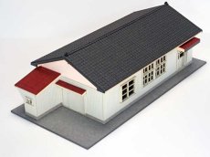 画像4: 【新製品】 駅舎シリーズ46： 1/150“地方駅舎/日頃市駅タイプ“ ペーパーモデルキット  (4)