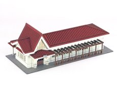 画像3: 【再入荷】 駅舎シリーズ04： 1/150“地方駅舎/吉ヶ原駅タイプ” ペーパーモデルキット (3)