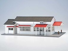 画像1: 2025JNMA 【直販限定品】 駅舎シリーズスペシャル： 1/150“地方駅舎/黒谷駅タイプ ” ペーパーモデルキット  (1)