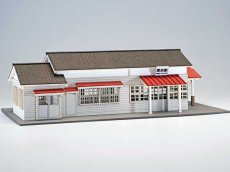 画像2: 2025JNMA 【直販限定品】 駅舎シリーズスペシャル： 1/150“地方駅舎/黒谷駅タイプ ” ペーパーモデルキット  (2)