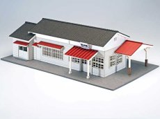 画像9: 2025JNMA 【直販限定品】 駅舎シリーズスペシャル： 1/150“地方駅舎/黒谷駅タイプ ” ペーパーモデルキット  (9)