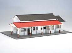 画像3: 2025JNMA 【直販限定品】 駅舎シリーズスペシャル： 1/150“地方駅舎/黒谷駅タイプ ” ペーパーモデルキット  (3)