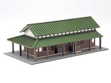 画像5: 駅舎シリーズ09： 1/150“地方駅舎/信濃川田駅タイプ” ペーパーモデルキット (5)