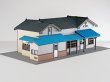 画像8: 【新製品/予約品】 駅舎シリーズ44： 1/150“地方駅舎/有峰口駅タイプ“ ペーパーモデルキット (8)