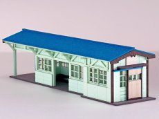 画像3: 【新製品】 【イベント＆直販限定品】 駅舎シリーズスペシャル： 1/150“待合室/有峰口駅タイプ” ペーパーモデルキット (3)