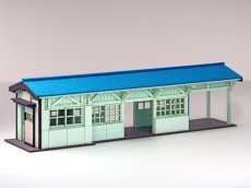 画像4: 【新製品】 【イベント＆直販限定品】 駅舎シリーズスペシャル： 1/150“待合室/有峰口駅タイプ” ペーパーモデルキット (4)