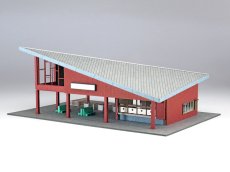 画像6: 駅舎シリーズ30： 1/150“地方駅舎/正丸駅タイプ” ペーパーモデルキット (6)