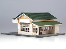 画像4: 駅舎シリーズ31： 1/150“地方駅舎/石越駅タイプ電化時代” ペーパーモデルキット (4)