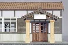 画像6: 駅舎シリーズ10： 1/150“地方駅舎/木造駅舎” ペーパーモデルキット (6)