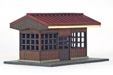 画像6: 駅舎シリーズ11： 1/150“地方駅舎/無人駅舎３種セット” ペーパーモデルキット (6)