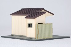 画像11: 駅舎シリーズ11： 1/150“地方駅舎/無人駅舎３種セット” ペーパーモデルキット (11)