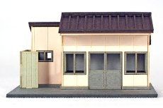 画像13: 駅舎シリーズ11： 1/150“地方駅舎/無人駅舎３種セット” ペーパーモデルキット (13)