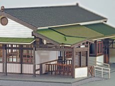 画像11: 駅舎シリーズ40： 1/150“地方駅舎/下仁田駅タイプ”ペーパーモデルキット  (11)