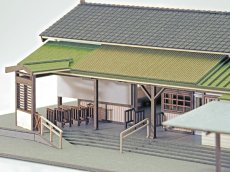 画像10: 駅舎シリーズ40： 1/150“地方駅舎/下仁田駅タイプ”ペーパーモデルキット  (10)