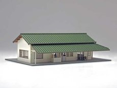 画像5: 駅舎シリーズ38： 1/150“地方駅舎/若柳駅タイプ” ペーパーモデルキット (5)