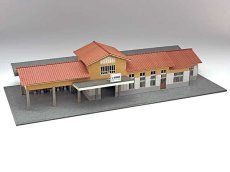 画像28: 【再入荷】 駅舎シリーズ36： 1/150“地方駅舎/上長瀞駅タイプ” ペーパーモデルキット (28)