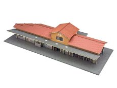 画像17: 【再入荷】 駅舎シリーズ36： 1/150“地方駅舎/上長瀞駅タイプ” ペーパーモデルキット (17)