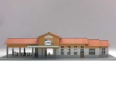 画像19: 【再入荷】 駅舎シリーズ36： 1/150“地方駅舎/上長瀞駅タイプ” ペーパーモデルキット (19)