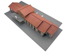 画像15: 【再入荷】 駅舎シリーズ36： 1/150“地方駅舎/上長瀞駅タイプ” ペーパーモデルキット (15)