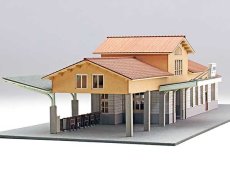 画像11: 【再入荷】 駅舎シリーズ36： 1/150“地方駅舎/上長瀞駅タイプ” ペーパーモデルキット (11)