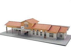 画像4: 【再入荷】 駅舎シリーズ36： 1/150“地方駅舎/上長瀞駅タイプ” ペーパーモデルキット (4)